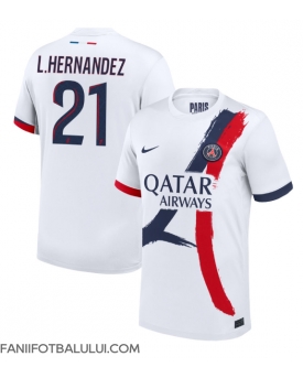 Paris Saint-Germain Lucas Hernandez #21 Tricou Fotbal Replică 2024-25 Barbati Deplasare
